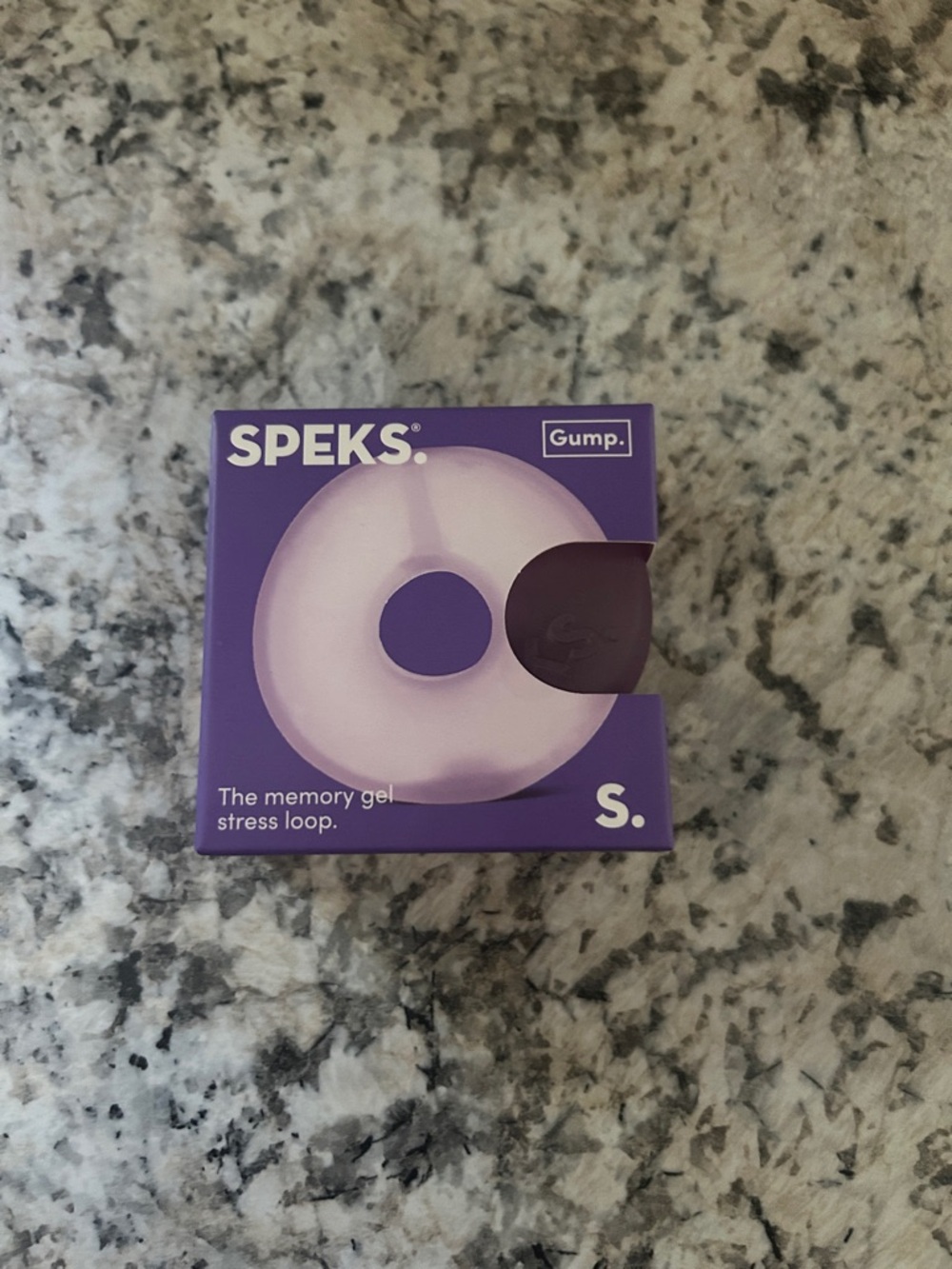 Speks Gump Loop Mist Purple Memory Gel Stress Ball Squishy Fidget Loop Toy